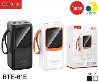 Powerbank 50000 mAh - 50000mAh - 22.5W - Bateria de polímero de íon-lítio BTE61E