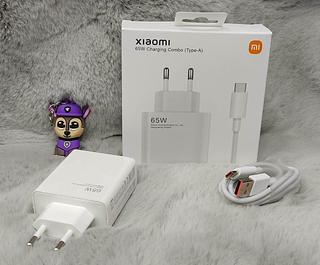 Carregador Xiaomi Tipo C/Tipo C 65W original