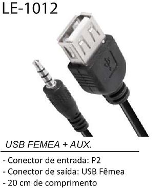 USB FEMEA + AUX ILE-1012
