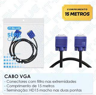 Cabo VGA para VGA 15Metro LE13